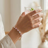 Rose Crystal Alt Drop Bracelet