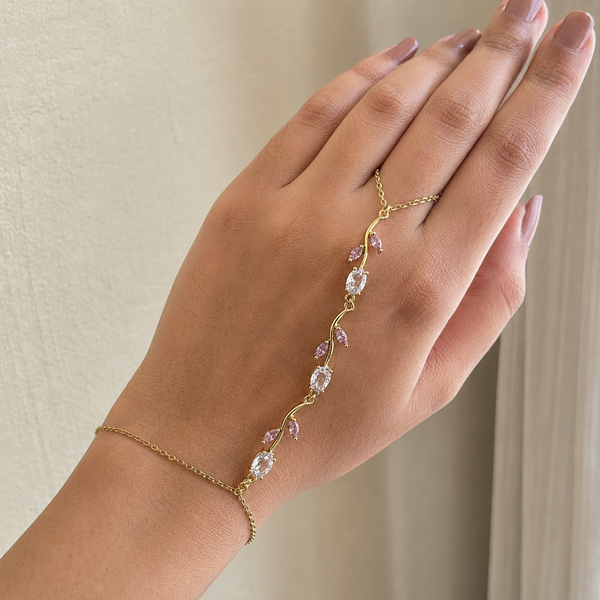 Crystal Tulip Handchain