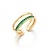 Poise Emerald Ring