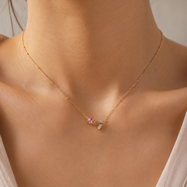 Dainty Tulip Necklace