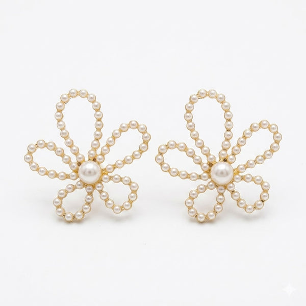 Pearl Flower Earring
