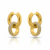 Shimmering Double Hoop Earrings