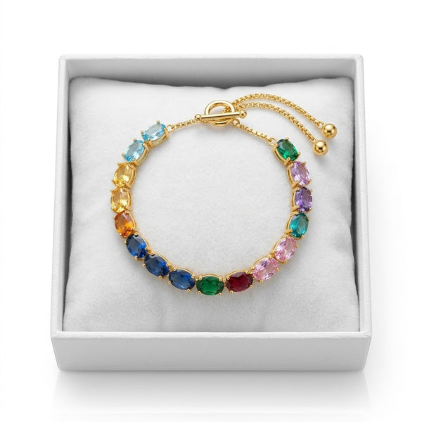 Rainbow Nene Adjustable Bracelet