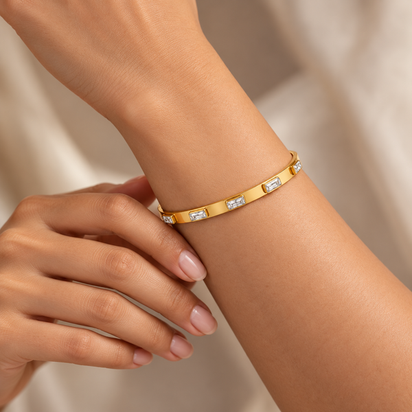 Rectangle Dazzling Cut Bracelet