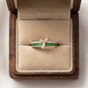 Crystal Shine Emerald Ring