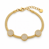 Studded Disc Bracelet