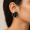 Black Heart earrings