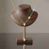 Tear Drop Side Necklace
