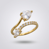 Crystal Statement Ring