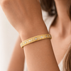 Gold embellished bracelet