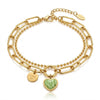 Link Ball Chain charm Bracelet