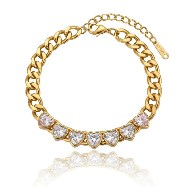 Heart Link Bracelet