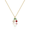 Cherry Crystal Necklace