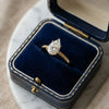 Pear cut ring