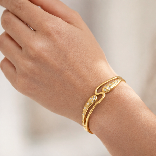 Drop Ends Mini crystal StudBracelet