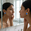 Blue Cleef Earrings