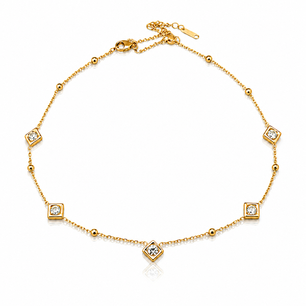 Dainty Bare Glow Necklace with Earrings