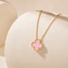 Pink clover Nacklace