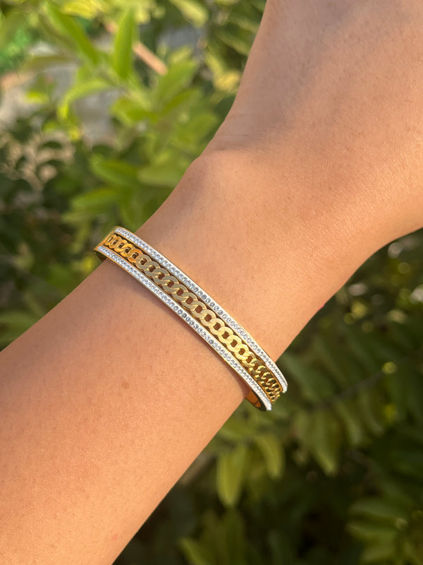 Chain Stud Bangle