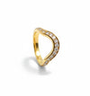KAHVI 14K GOLD PLATED RING