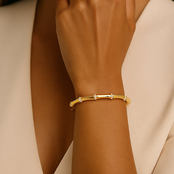 Studded Bamboo Bracelet