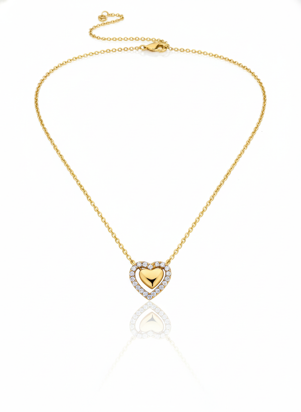 Heart Chain Tassel Necklace