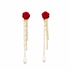 Rose Tassel Earring