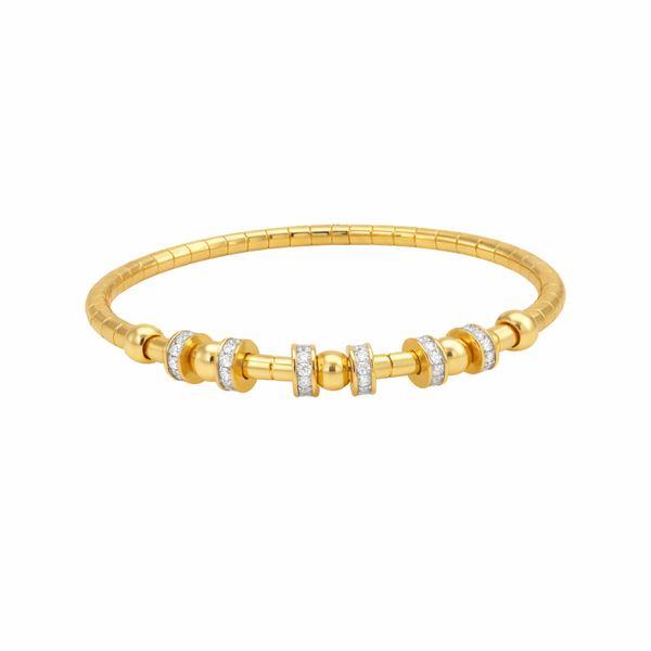 Orlena Zirconia Sparkling Disc Bracelet