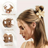 Flower-Shaped Hair Clips hair claw clip shown with Fix My Hairs gift packaging