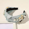 Pearl Studded Knotted Headband jewellery – alternate angle