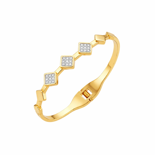 Studded Square Charm Bracelet