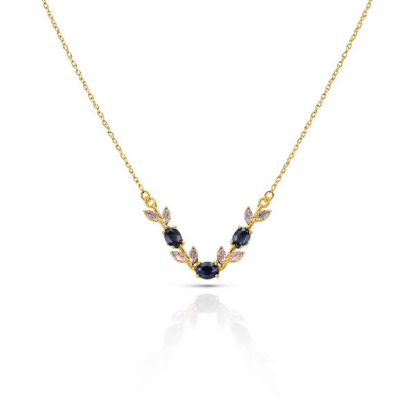 Bluestone Tulip Necklace