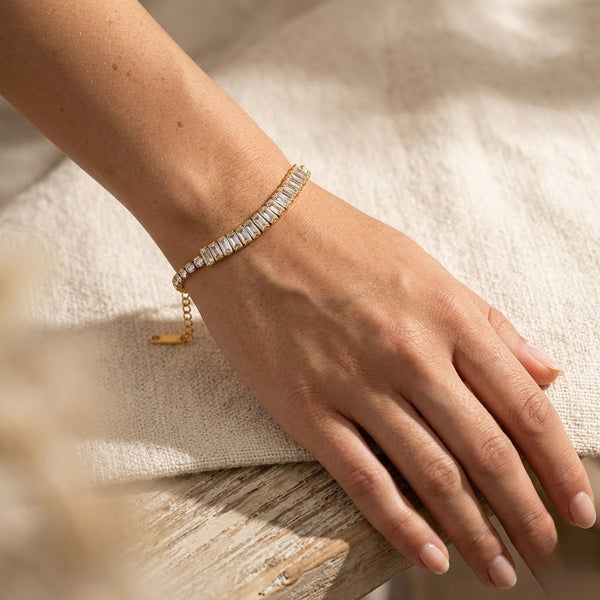 Baguette Nene Tennis Bracelet