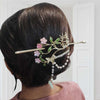 Midnight Garden Sonata Hair Clip hair barrette – alternate angle