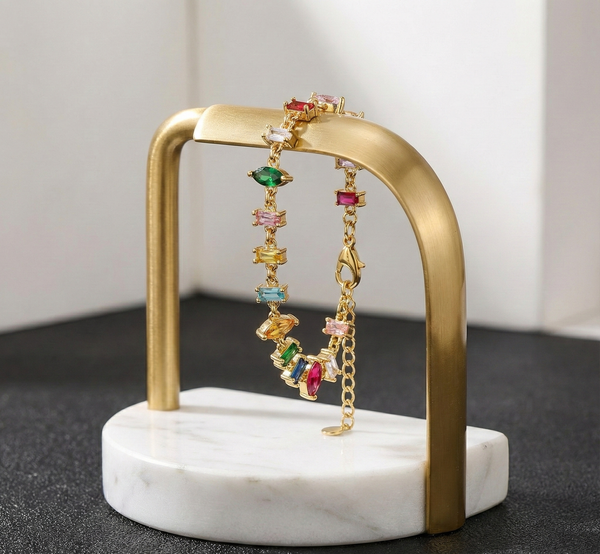 Candy Stone Chain Bracelet