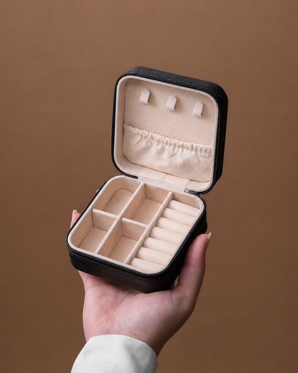 Mini Travel Jewelry Organizer Box