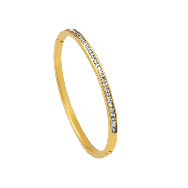 Sparkling Line Bangle Bracelet