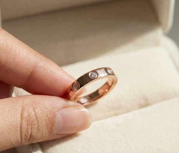 Classic Rose gold Band Ring
