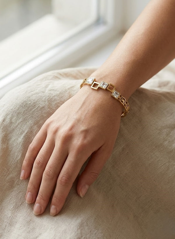 Cubic Stud Bangle