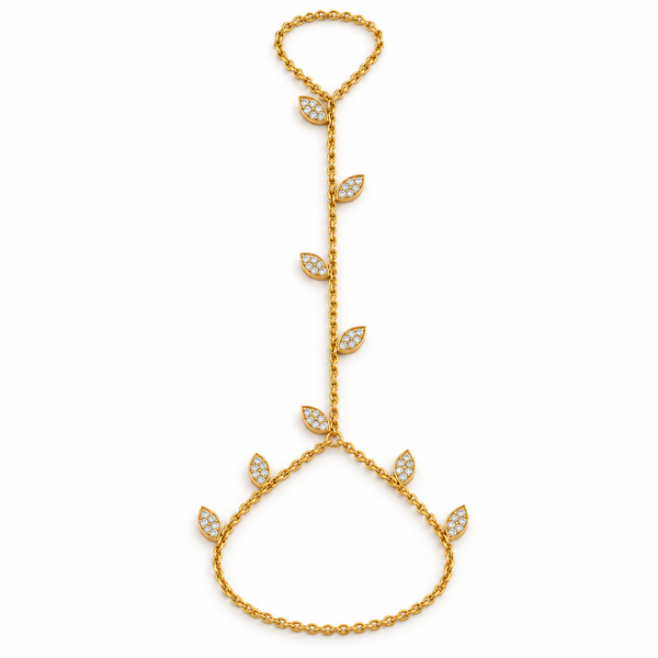 Leaf Charms Handchain