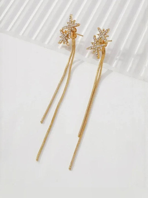 Snowflake Crystal Earrings