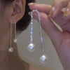 U Pearl drop Earrings
