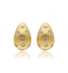 Teardrop Earrings with Sparkling Embellishments
