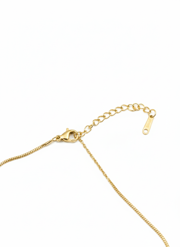 Dainty Pink Bloom Necklace