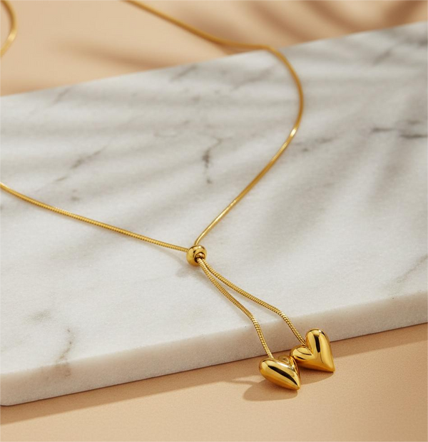 Dangling Hearts Necklace