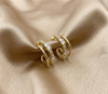 Diamond Baguette Hoop Earrings