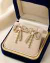 Diamond Bow Earring
