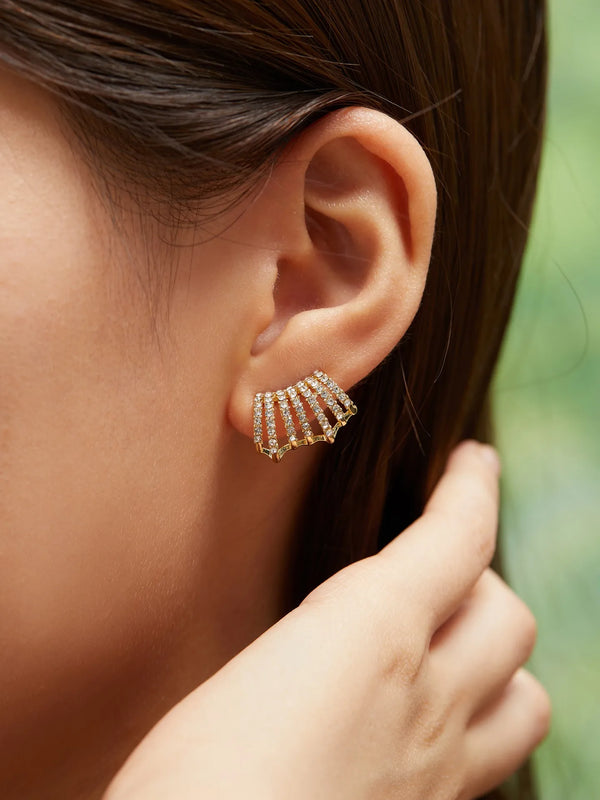 Bling Blogger Stud Earrings