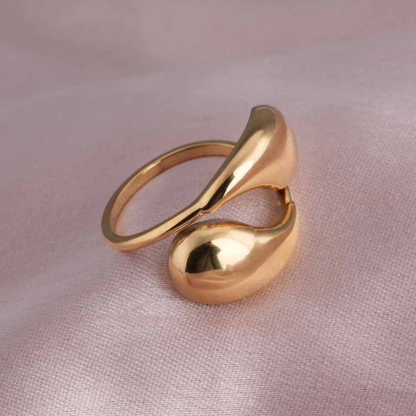Gold Plated Adjustable Finger ring
