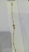 Teardrop Crystal Infinity Bracelet